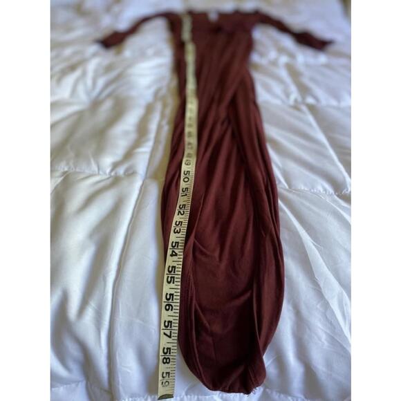 Young Fabulous & Broke Merlot genesis asymmetrical Dress Size M NWT - Picture 6 of 6